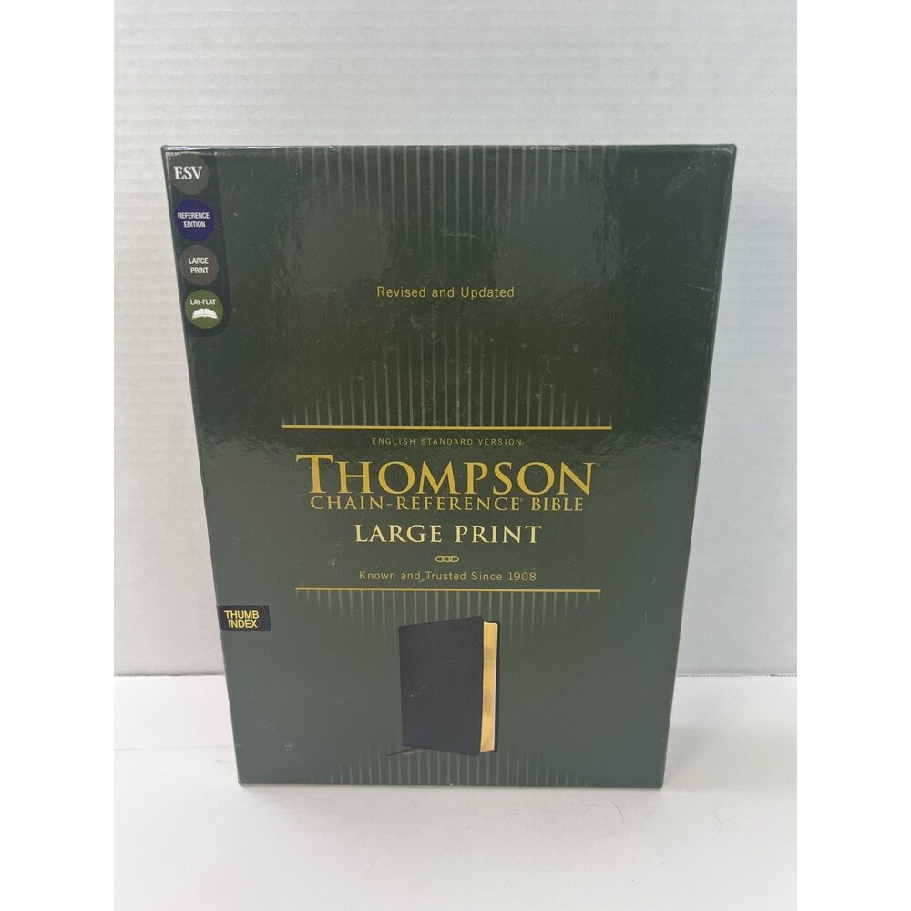 NIV Thompson Chain-Reference Bible, Large Print, Red Letter, Comfort Print...